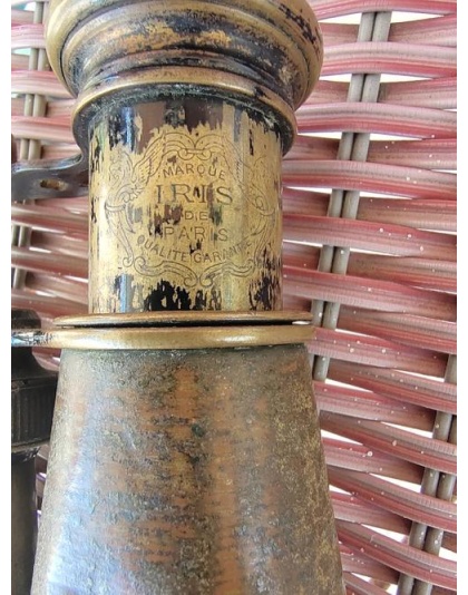 Retro style binoculars, pure copper, 6X